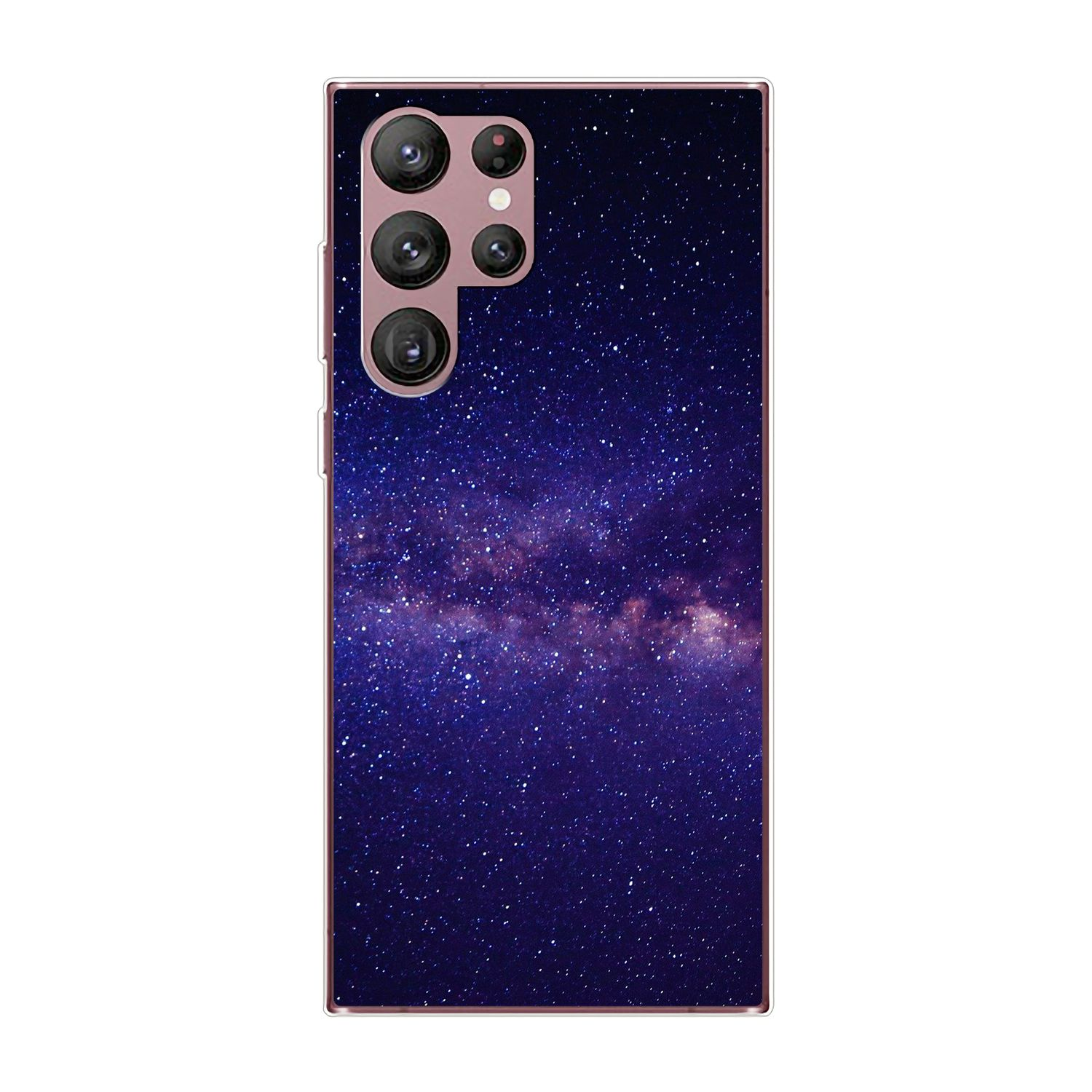 KÖNIG DESIGN Case, Backcover, Ultra Samsung, S22 Galaxy Sternenhimmel 5G