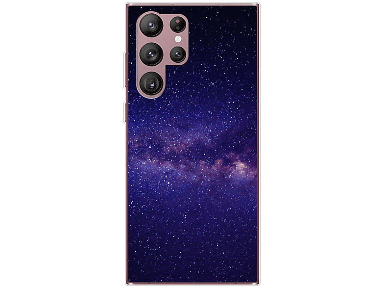 KÖNIG DESIGN Case, Backcover, Samsung, Sternenhimmel 5G, S22 Galaxy Ultra