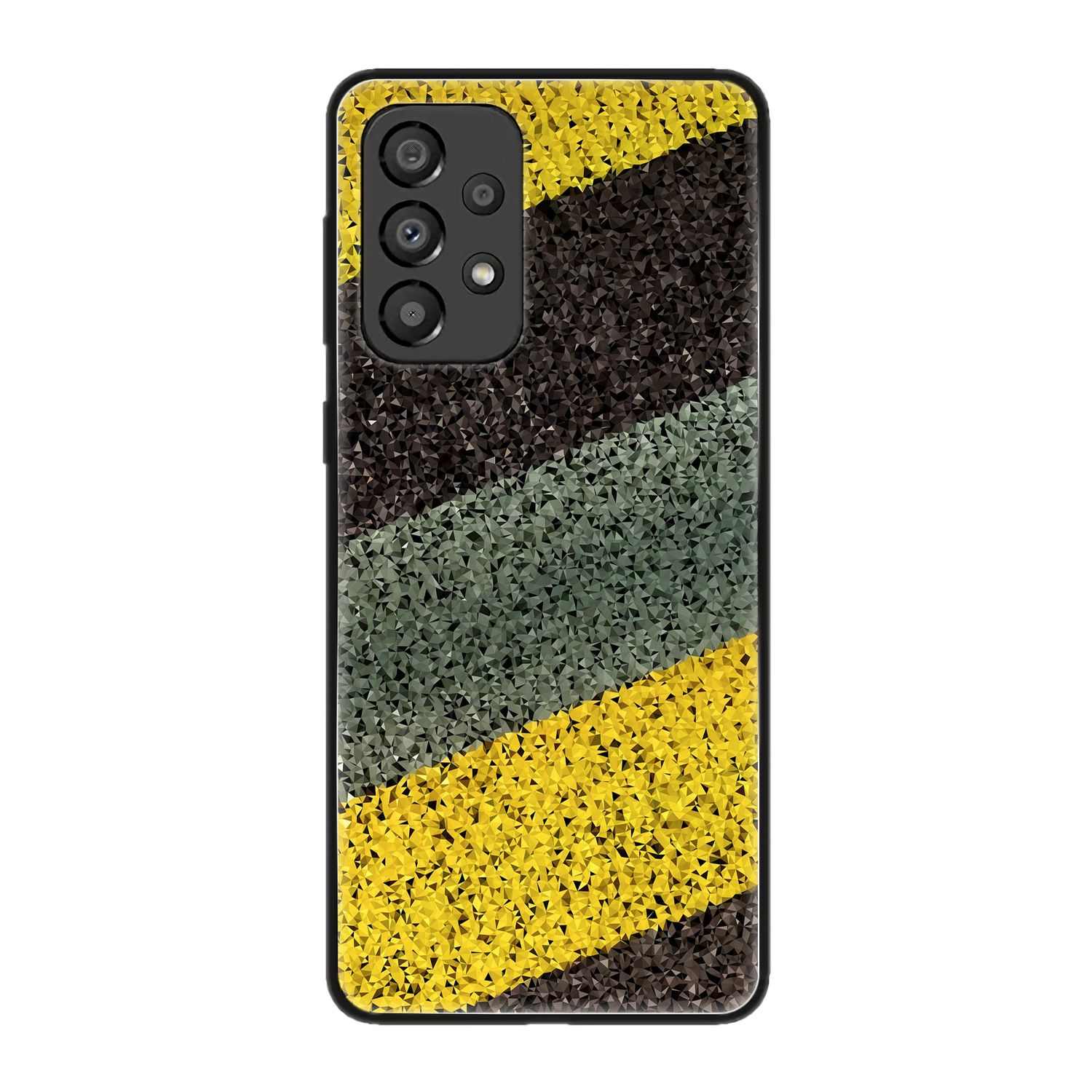 KÖNIG DESIGN Case, 5G, Samsung, Streifen Abstrakt Backcover, Galaxy A33