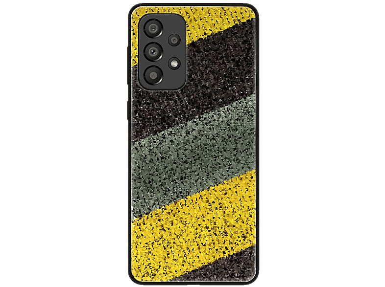 KÖNIG DESIGN Case, Backcover, Samsung, 5G, A33 Streifen Abstrakt Galaxy
