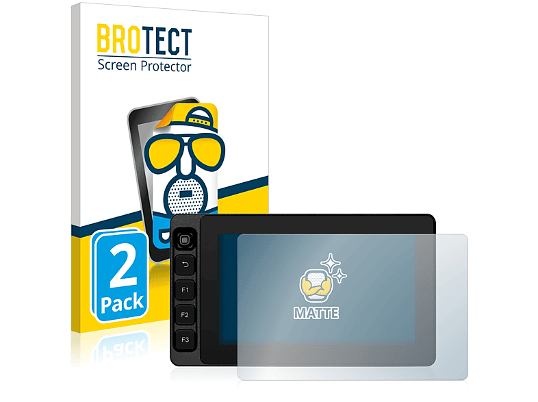 BROTECT 2x matte Schutzfolie(für SmallHD Ultra 5) | Monitor Displayschutz