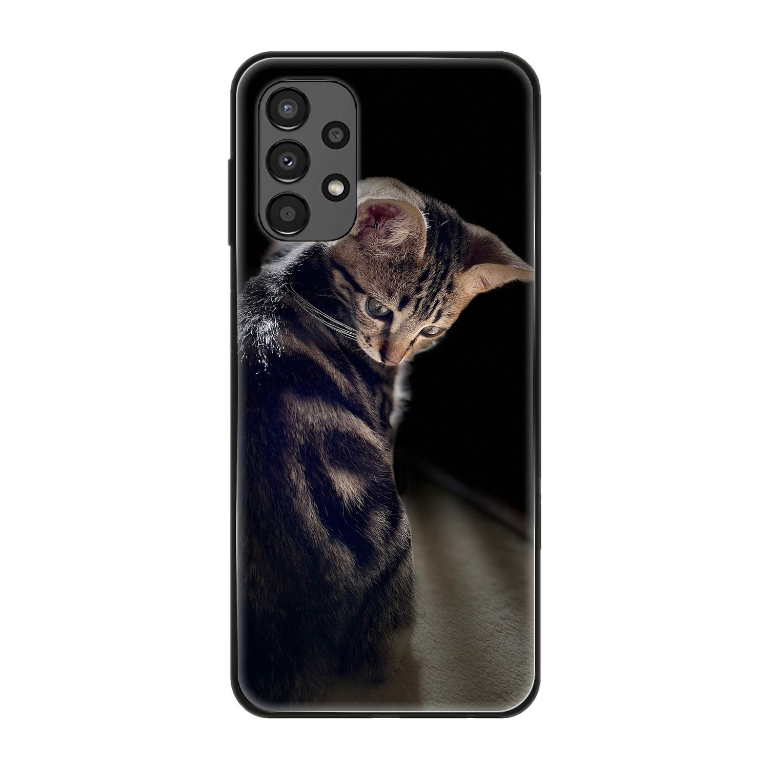 Case, Katze DESIGN Samsung, Backcover, Junge Galaxy A13 4G, KÖNIG