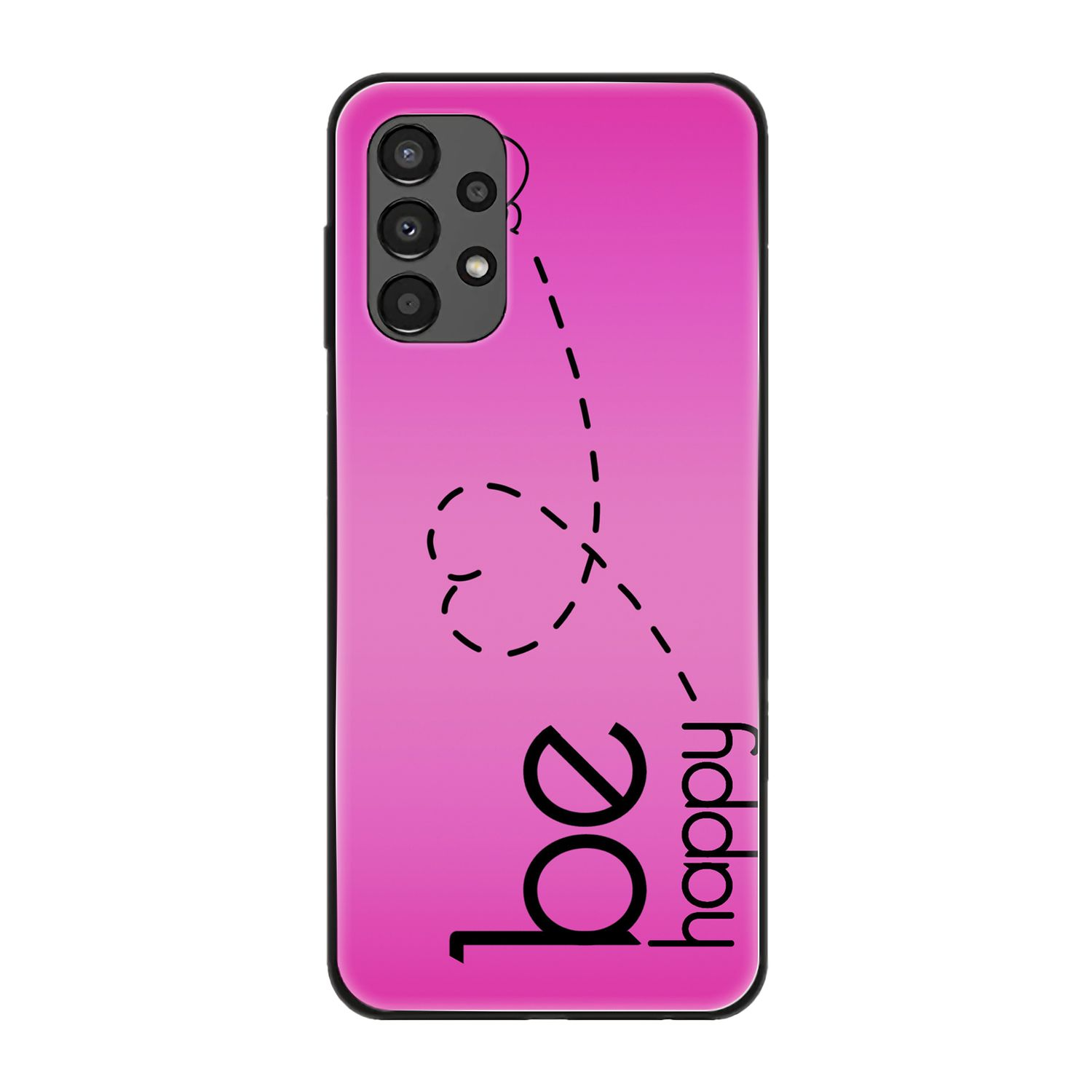 KÖNIG Be Case, 4G, Pink Happy Galaxy Samsung, A13 Backcover, DESIGN