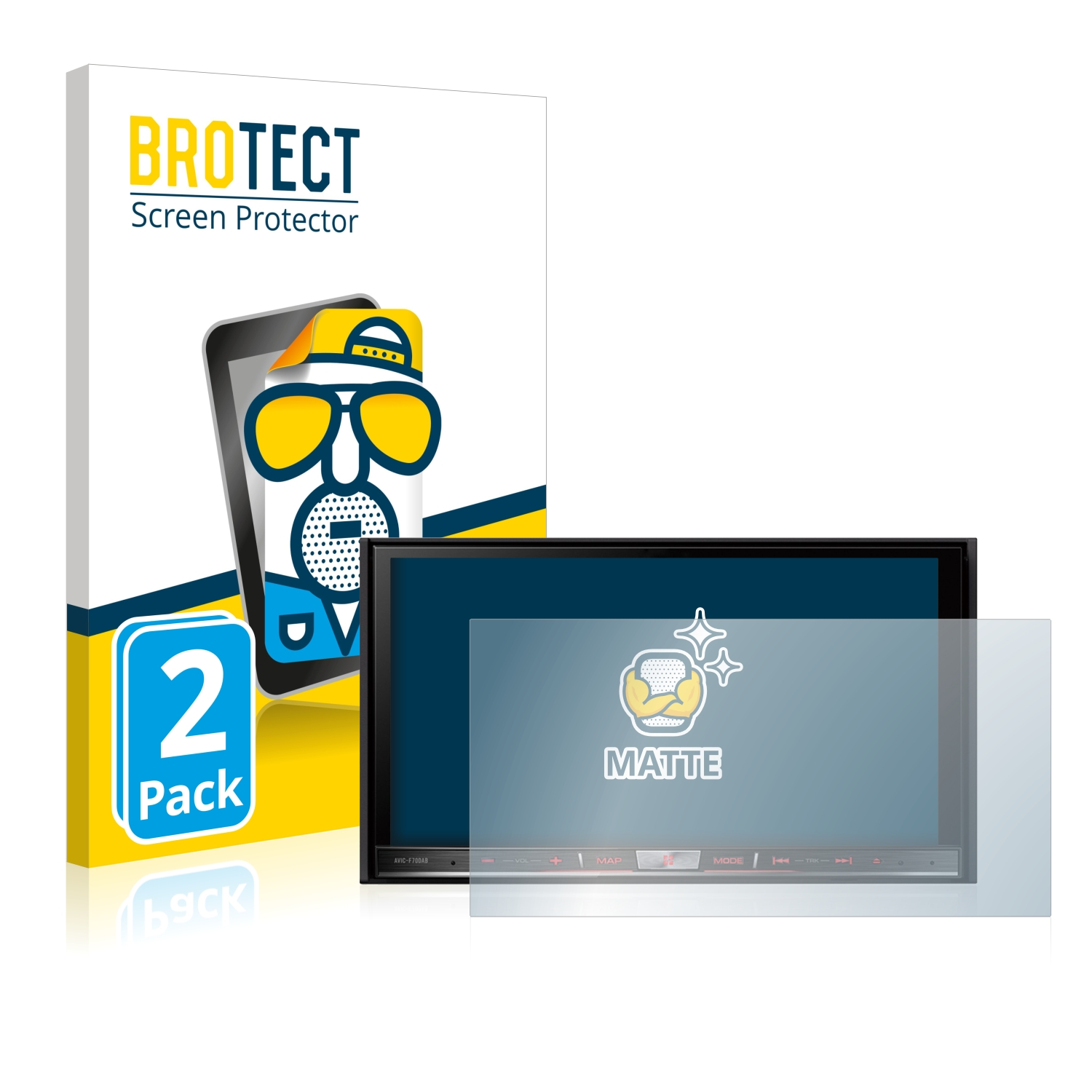 Brotect Protection Ecran Anti-Reflet Pour Pioneer AVIC-F960DAB (2