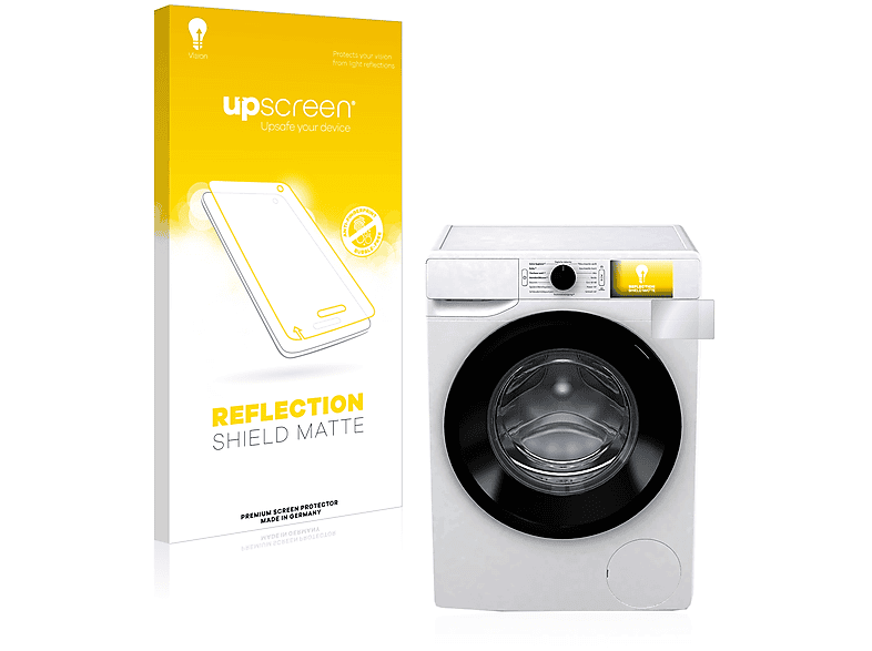 UPSCREEN entspiegelt matte Schutzfolie(für Gorenje WNEI 74 SBPS) | Displayschutz für Waschgeräte