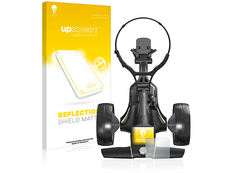 UPSCREEN entspiegelt matte Schutzfolie(für Motocaddy M3 GPS Electric