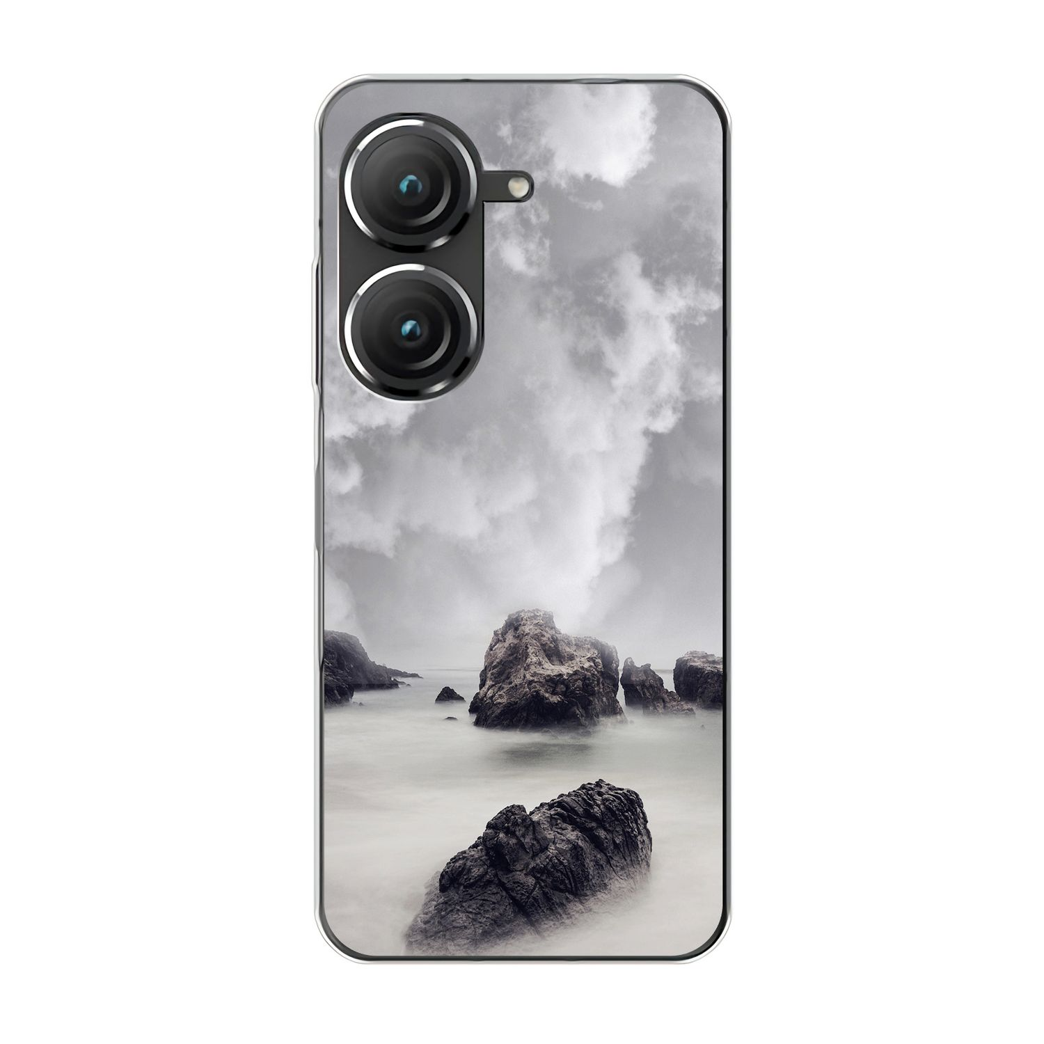 Felsen Asus, 9, KÖNIG Case, Wolken DESIGN Zenfone Backcover,