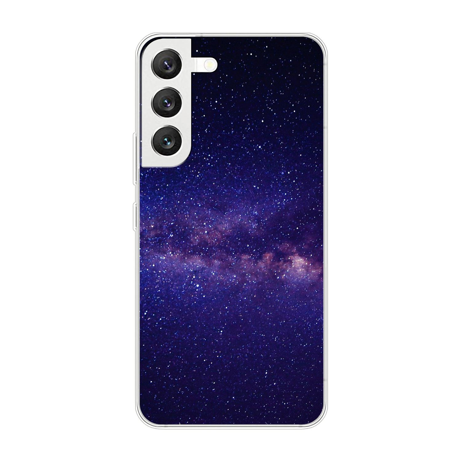 S22 DESIGN KÖNIG Samsung, Backcover, 5G, Sternenhimmel Galaxy Case,
