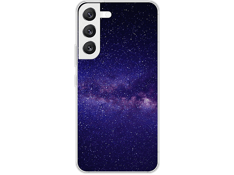 5G, KÖNIG Samsung, Case, S22 DESIGN Backcover, Sternenhimmel Galaxy