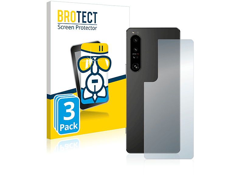 Airglass (Rückseite)) Schutzfolie(für 1 3x BROTECT IV Sony klare Xperia