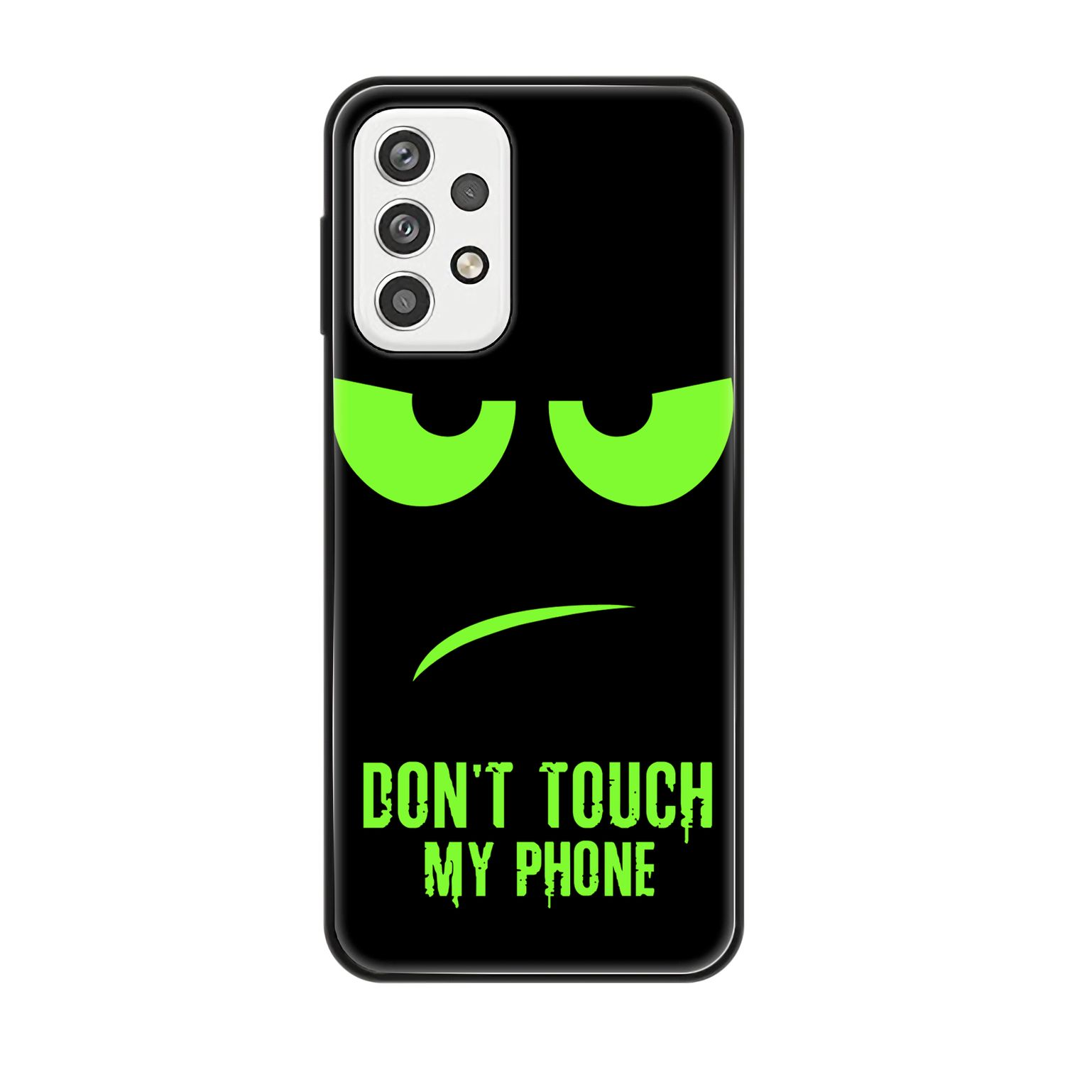 KÖNIG DESIGN Case, Backcover, Samsung, Touch My Grün Phone A23, Dont Galaxy