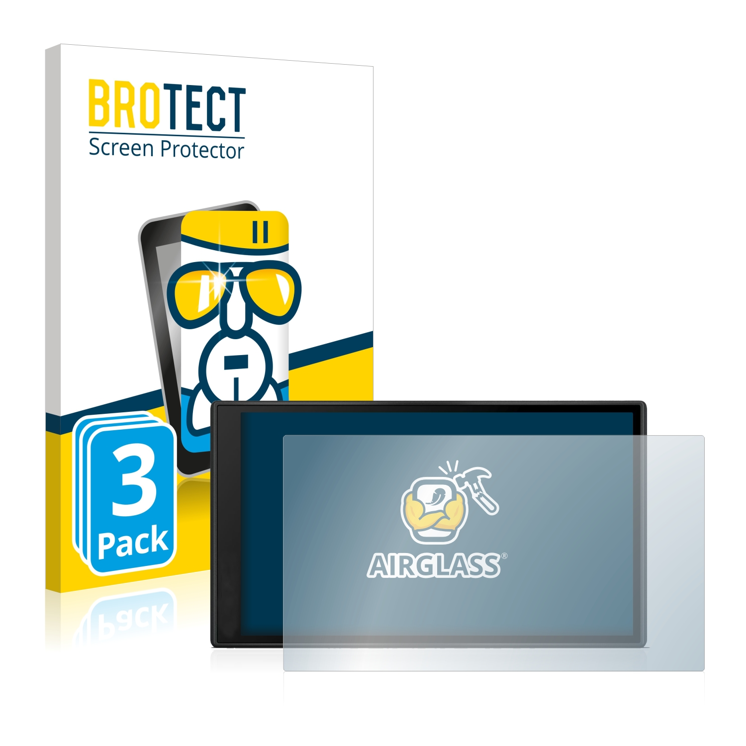 Garmin Schutzfolie(für 3x DriveSmart 66) Airglass BROTECT klare