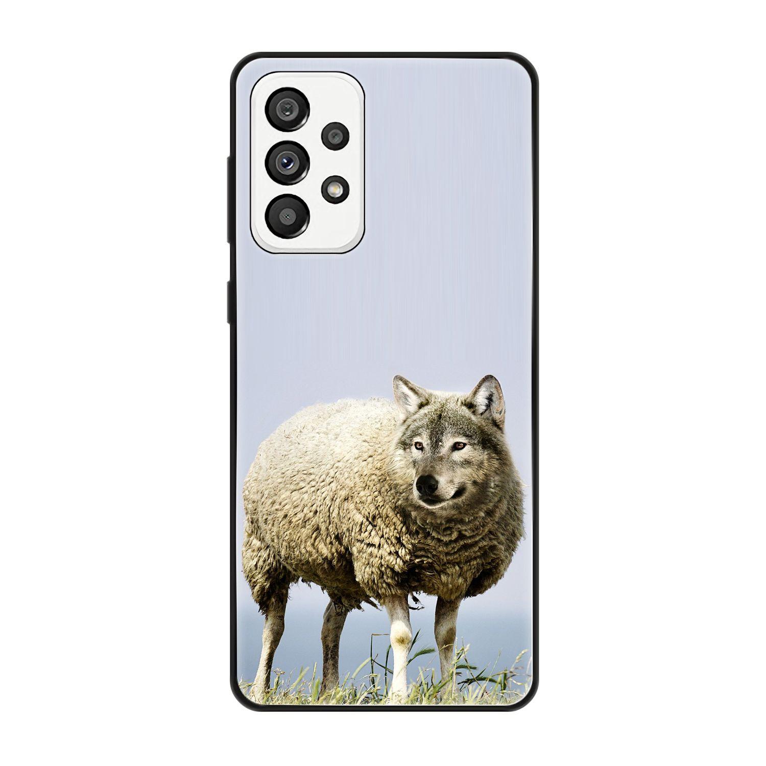 5G, KÖNIG im Case, Galaxy DESIGN Wolf Backcover, Schafspelz A73 Samsung,