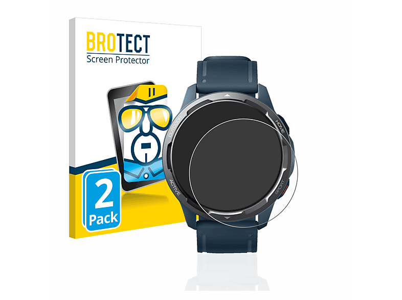 Xiaomi BROTECT klare Active) S1 2x Watch Schutzfolie(für