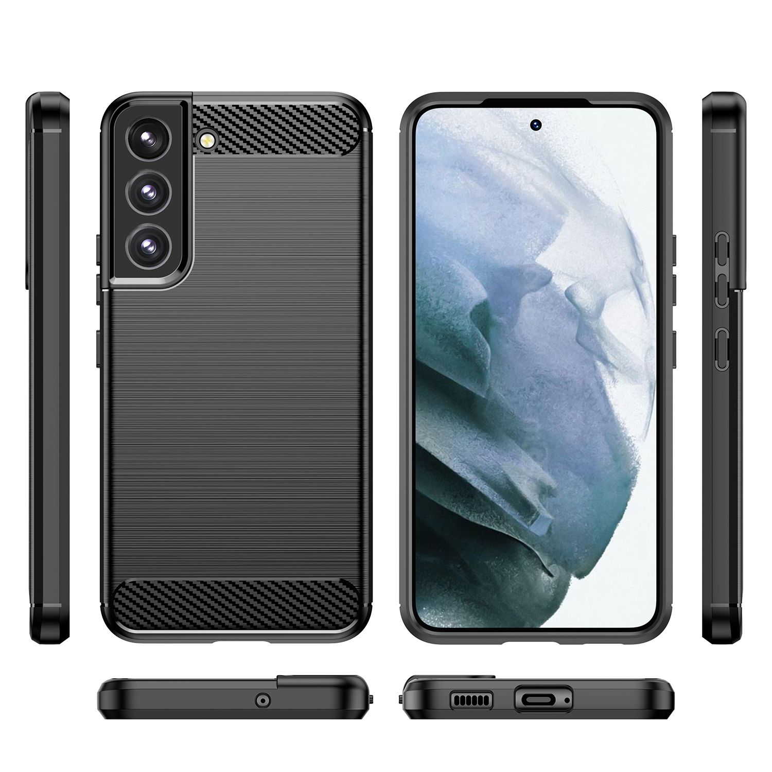 Schwarz Case, Galaxy Backcover, Plus, S23 Samsung, KÖNIG DESIGN