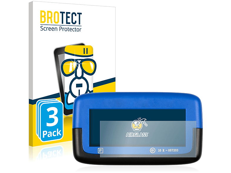 BROTECT 3x Airglass klare Schutzfolie(für Needit Park Micro)