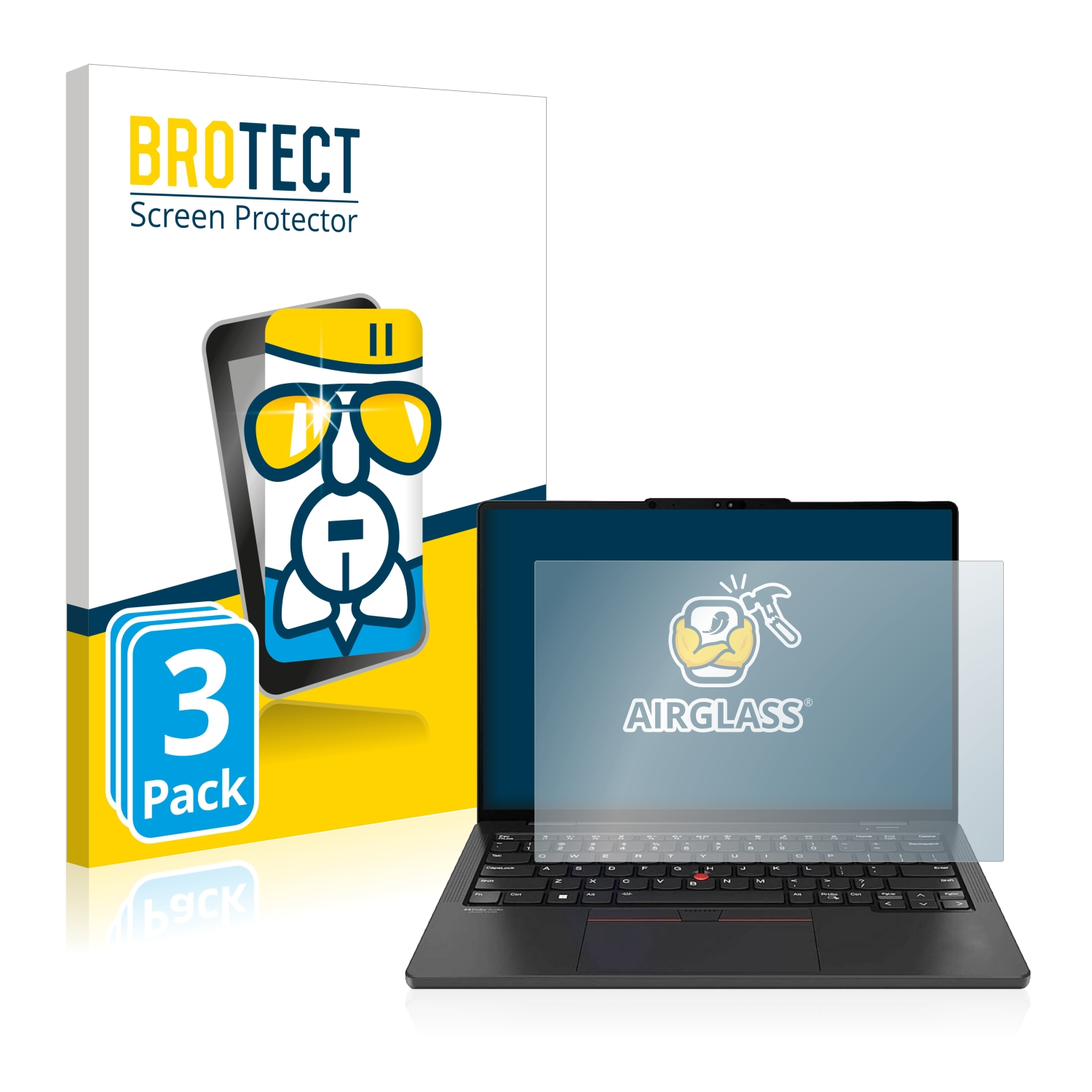 ThinkPad Airglass BROTECT 3x Lenovo X13s) Schutzfolie(für klare