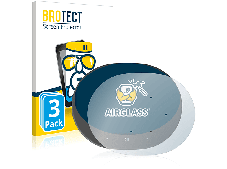 BROTECT 3x Airglass klare Sonos Move) Schutzfolie(für