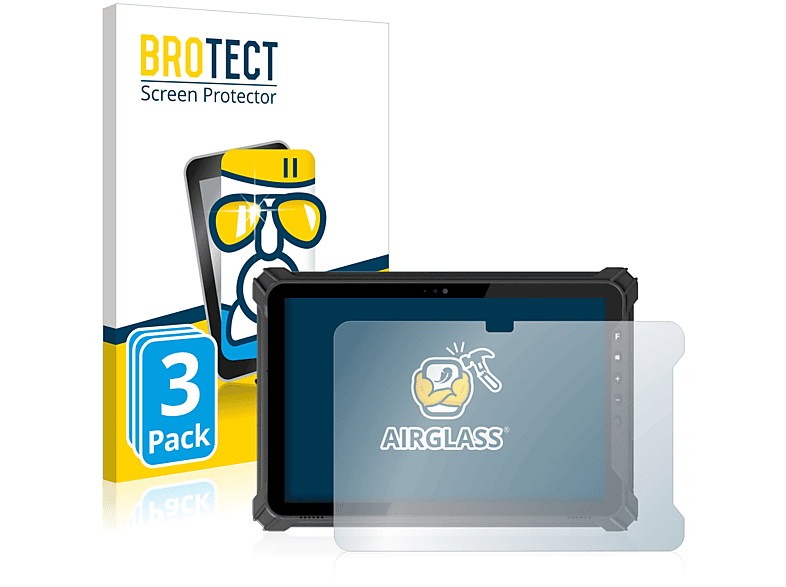 BROTECT 3x Airglass klare Schutzfolie(für Werock Rocktab S510)