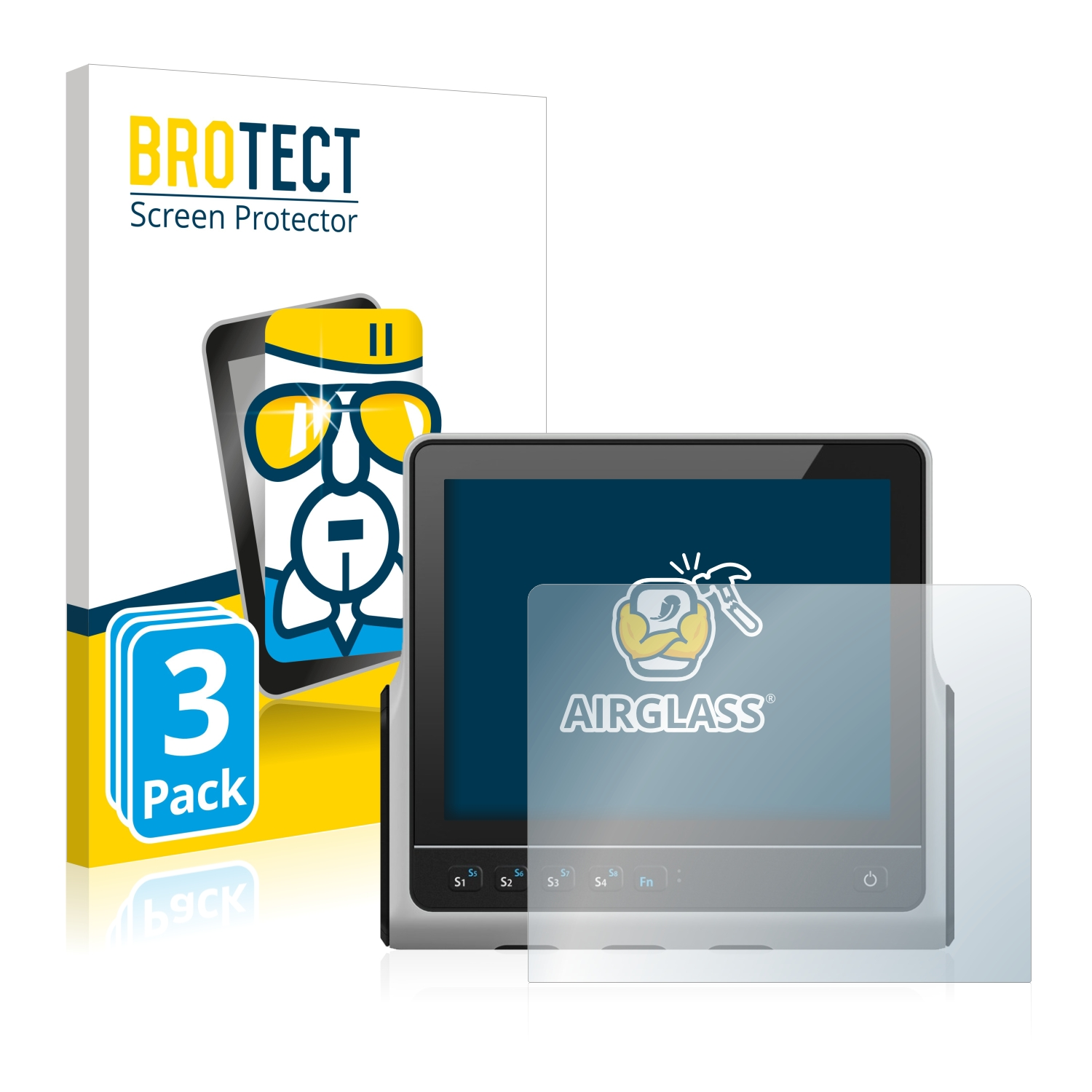 ads-tec BROTECT Airglass VMT9010) Schutzfolie(für klare 3x