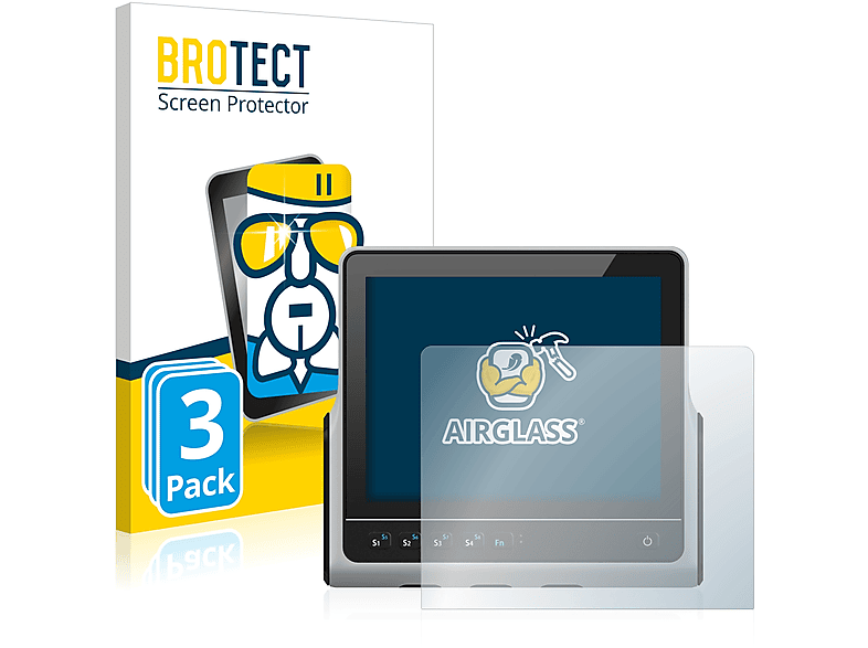 BROTECT 3x Airglass klare Schutzfolie(für ads-tec VMT9010)