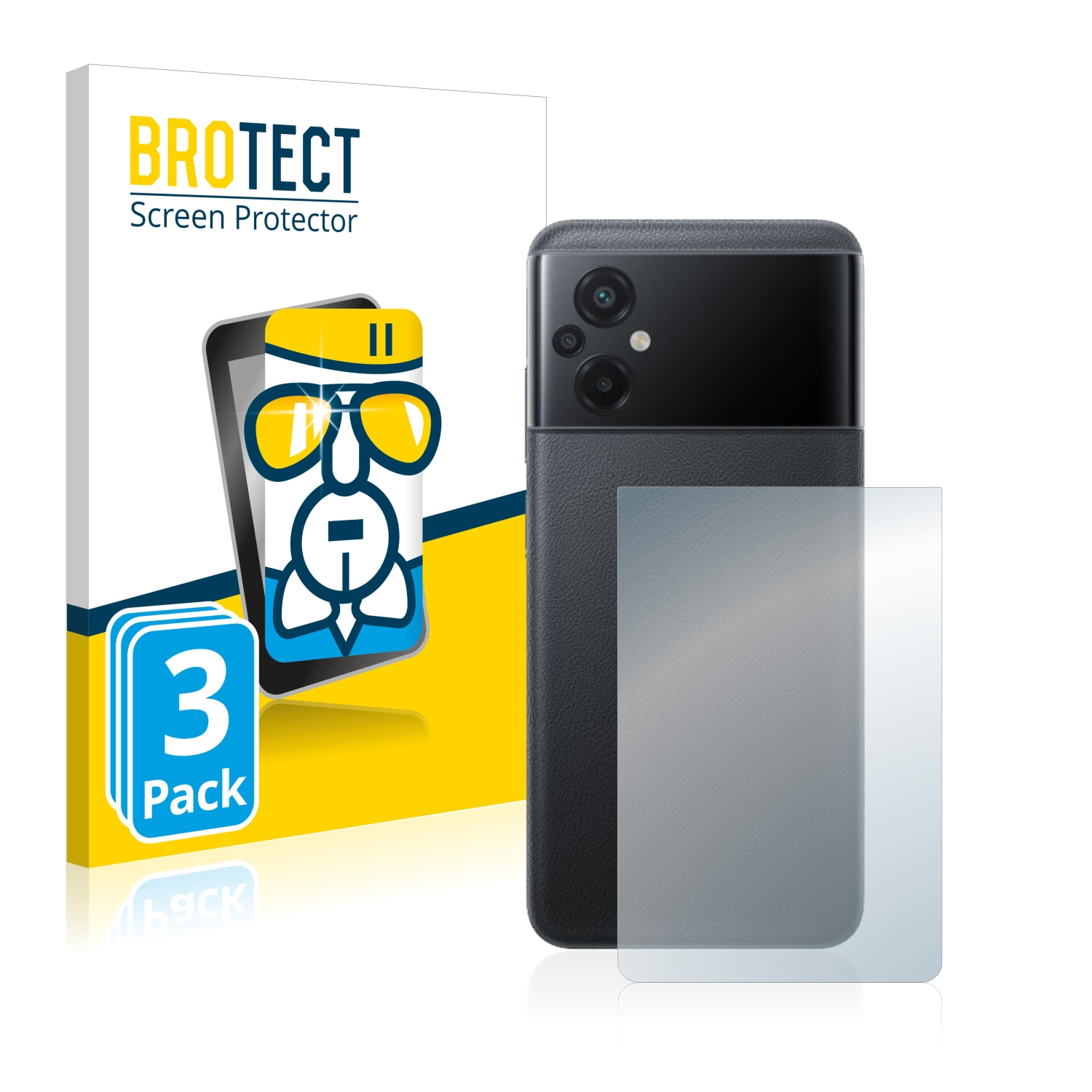 BROTECT 3x Airglass klare Xiaomi M5) Schutzfolie(für Poco