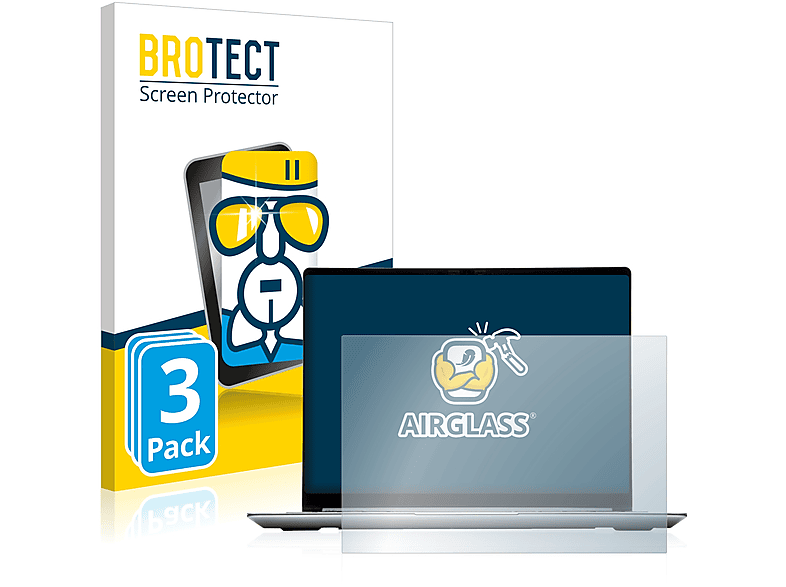 BROTECT 3x Airglass klare Schutzfolie(für Framework Laptop)