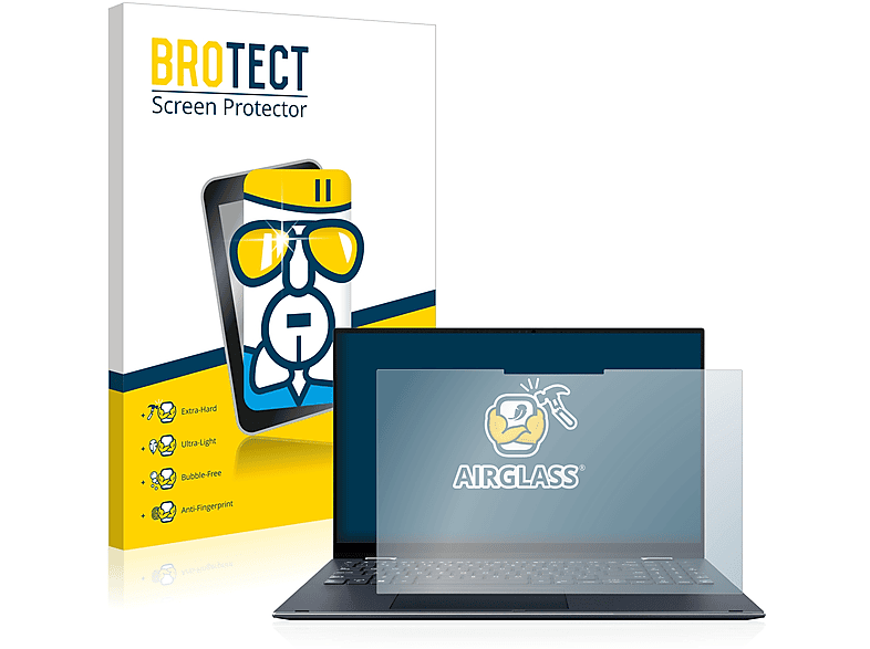 BROTECT Airglass klare Schutzfolie(für ASUS ZenBook Pro 15 Flip OLED)