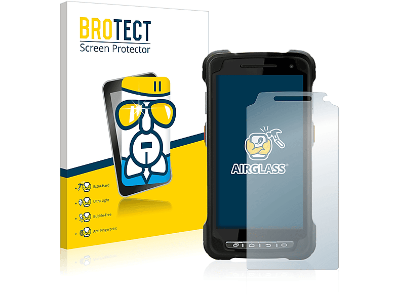 BROTECT Airglass klare Schutzfolie(für Point Mobile PM80)