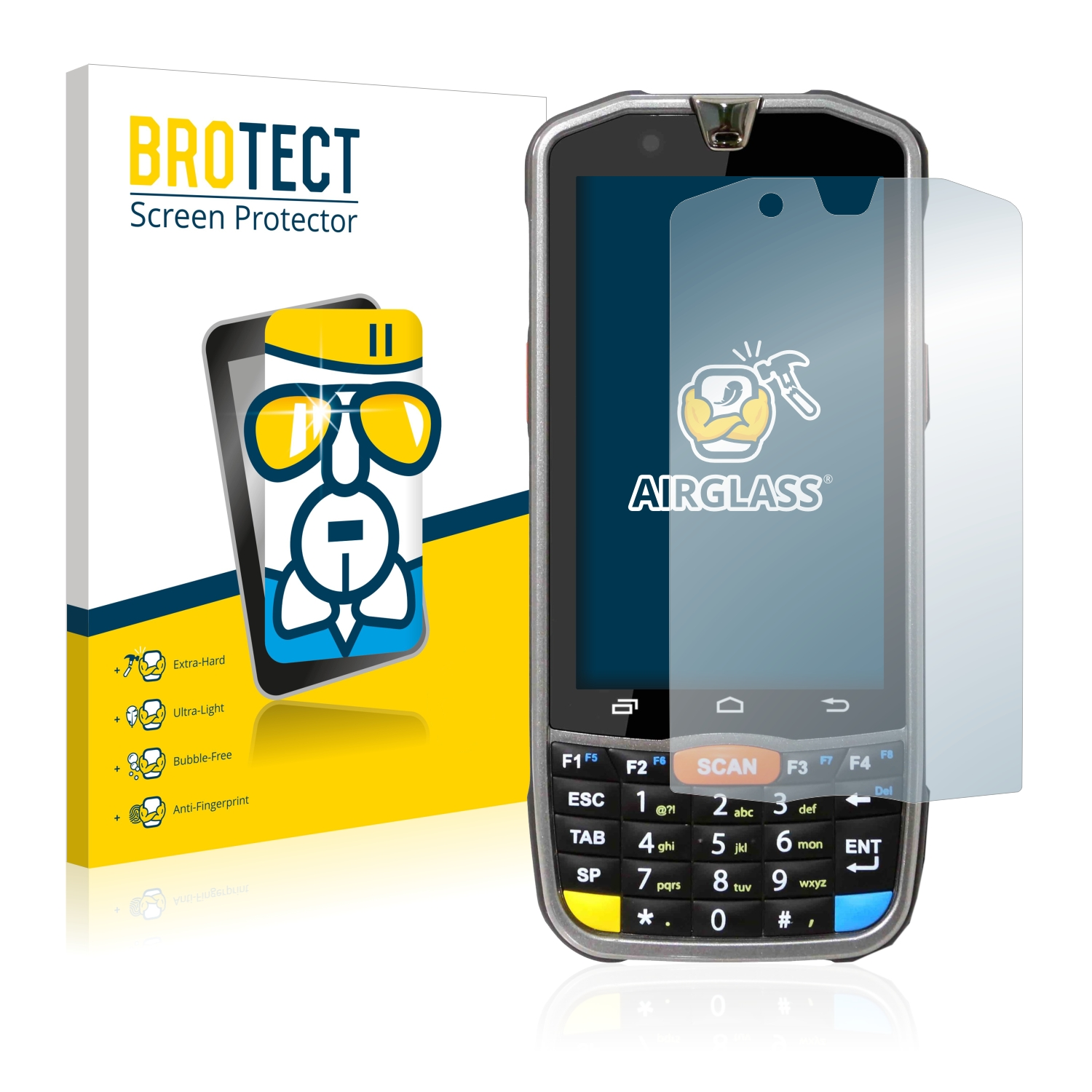 BROTECT Airglass klare Point PM66) Mobile Schutzfolie(für