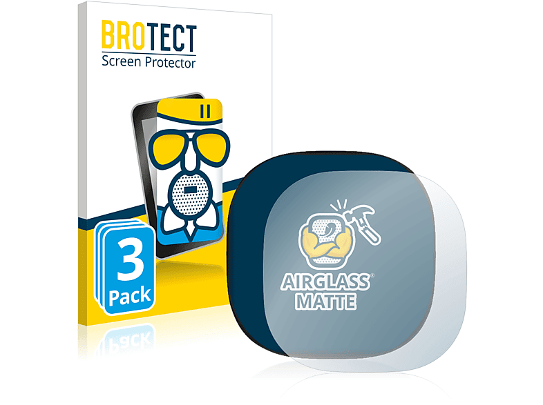 BROTECT 3x Airglass matte Schutzfolie(für Thermostat ecobee Premium) Smart