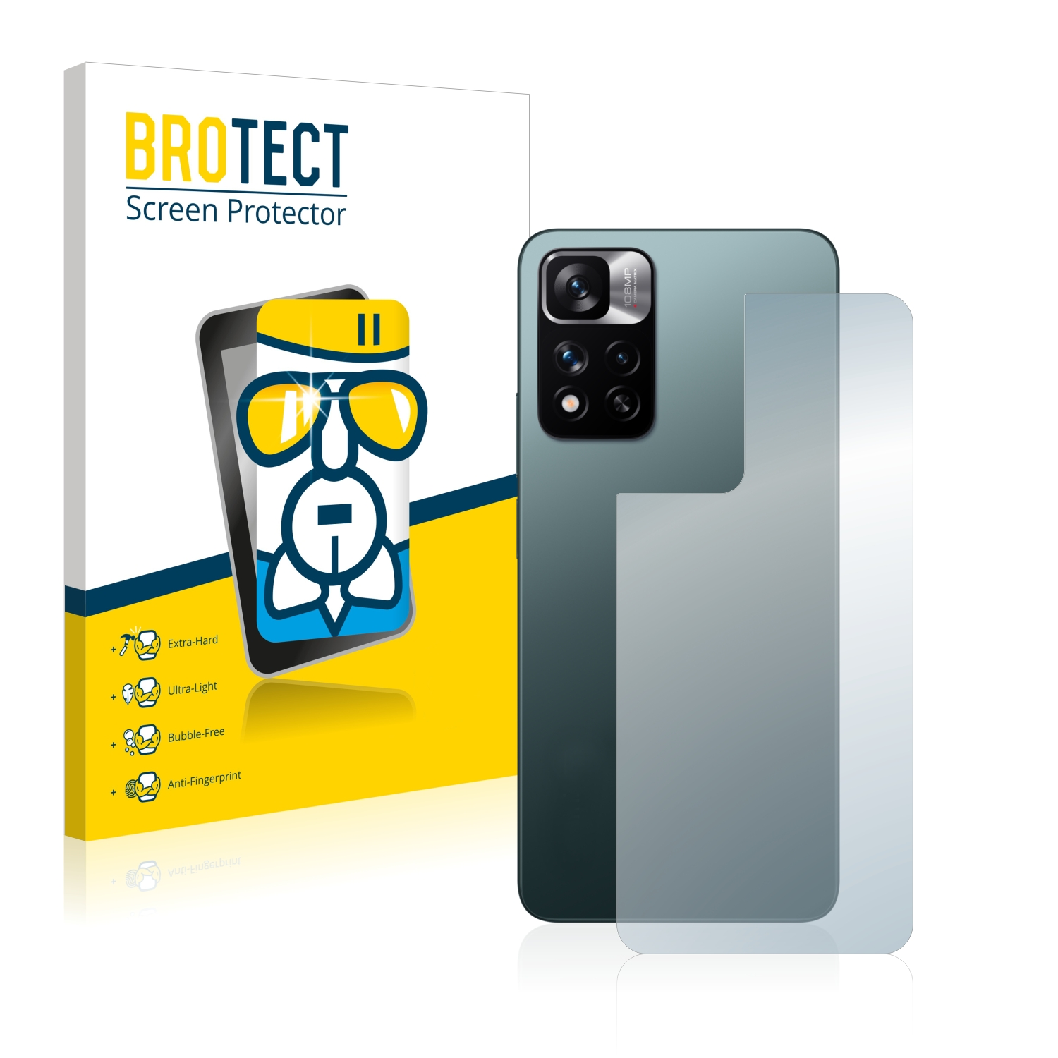 klare 5G) Schutzfolie(für Pro+ Redmi Xiaomi Airglass BROTECT 11 Note