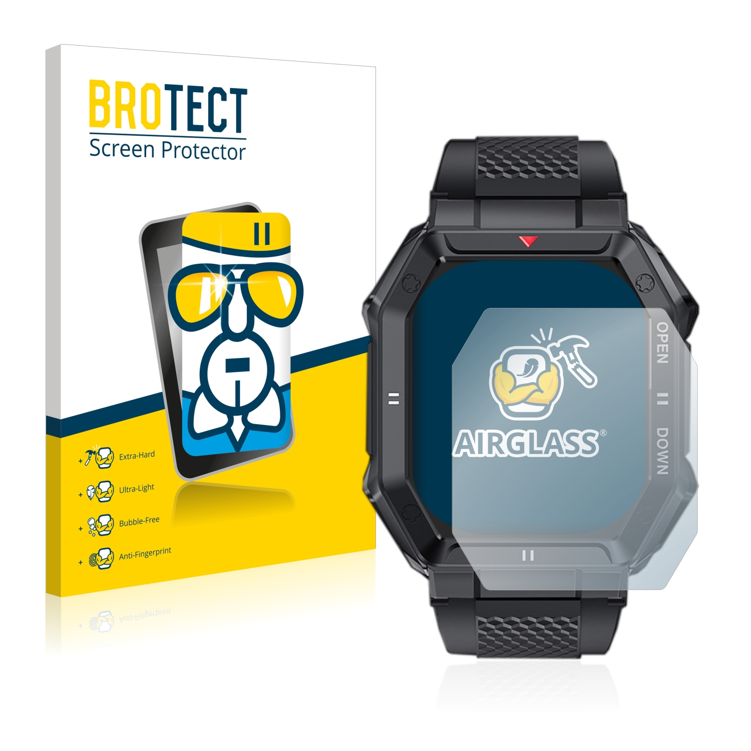 BROTECT Airglass klare Gainbang K55) Schutzfolie(für