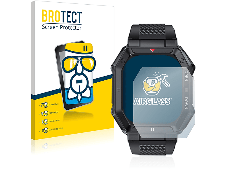 BROTECT Airglass klare Gainbang K55) Schutzfolie(für
