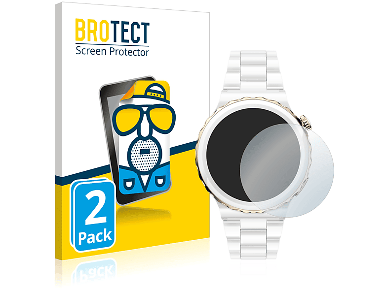 BROTECT 2x Huawei Ceramic (43mm)) Watch matte Schutzfolie(für GT Pro 3
