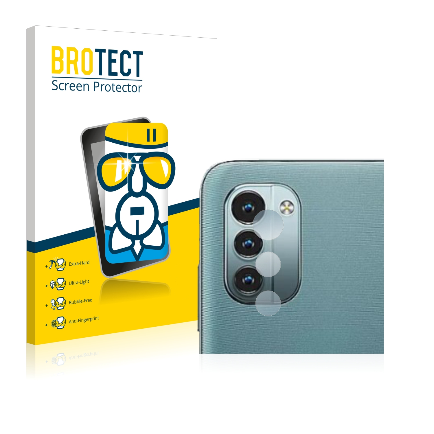BROTECT Airglass G11) klare Nokia Schutzfolie(für