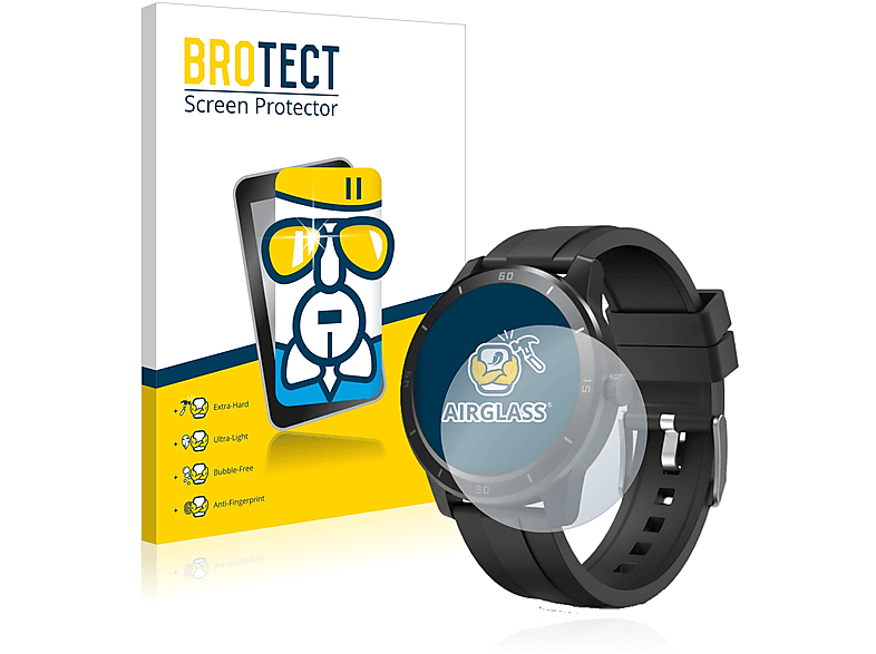 BROTECT Airglass klare Schutzfolie(für Hama Fit 6900) Watch