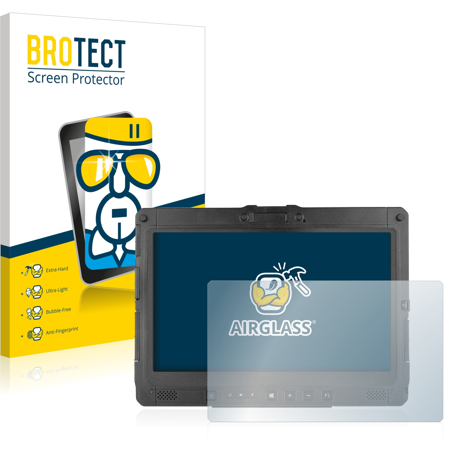 BROTECT Airglass Getac K120 Schutzfolie(für G2) klare