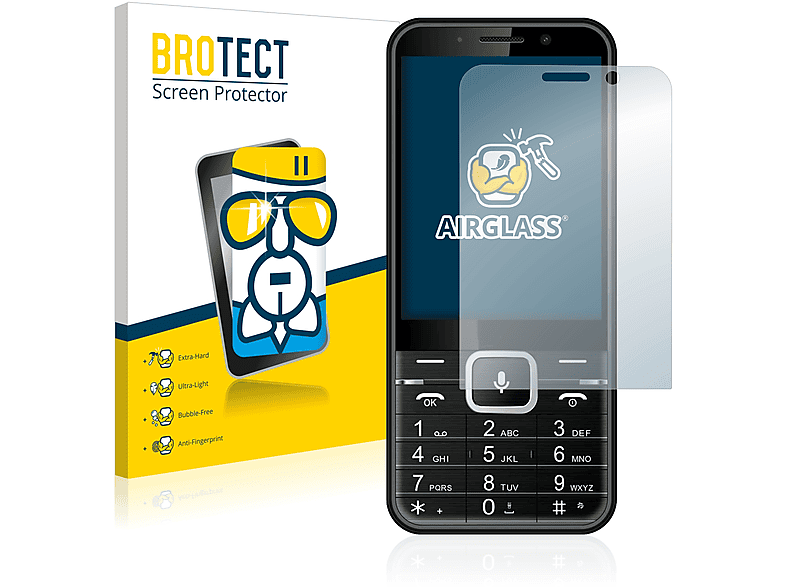 BROTECT Airglass Schutzfolie(für Smart) klare myPhone Up