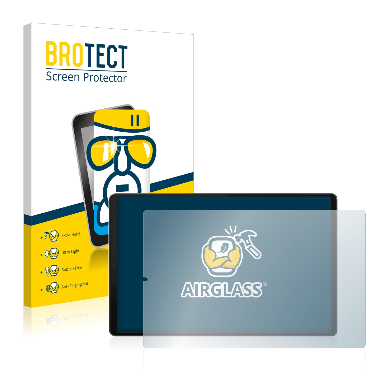 BROTECT Airglass klare Schutzfolie(für Tab Plus Gen.)) Lenovo (2. FHD M10