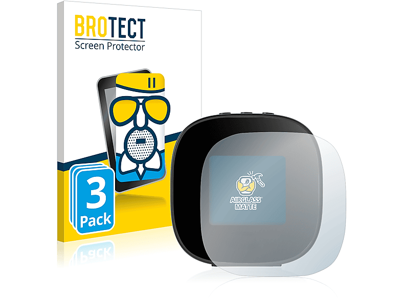 BROTECT 3x Airglass matte Schutzfolie(für Hama Safe)