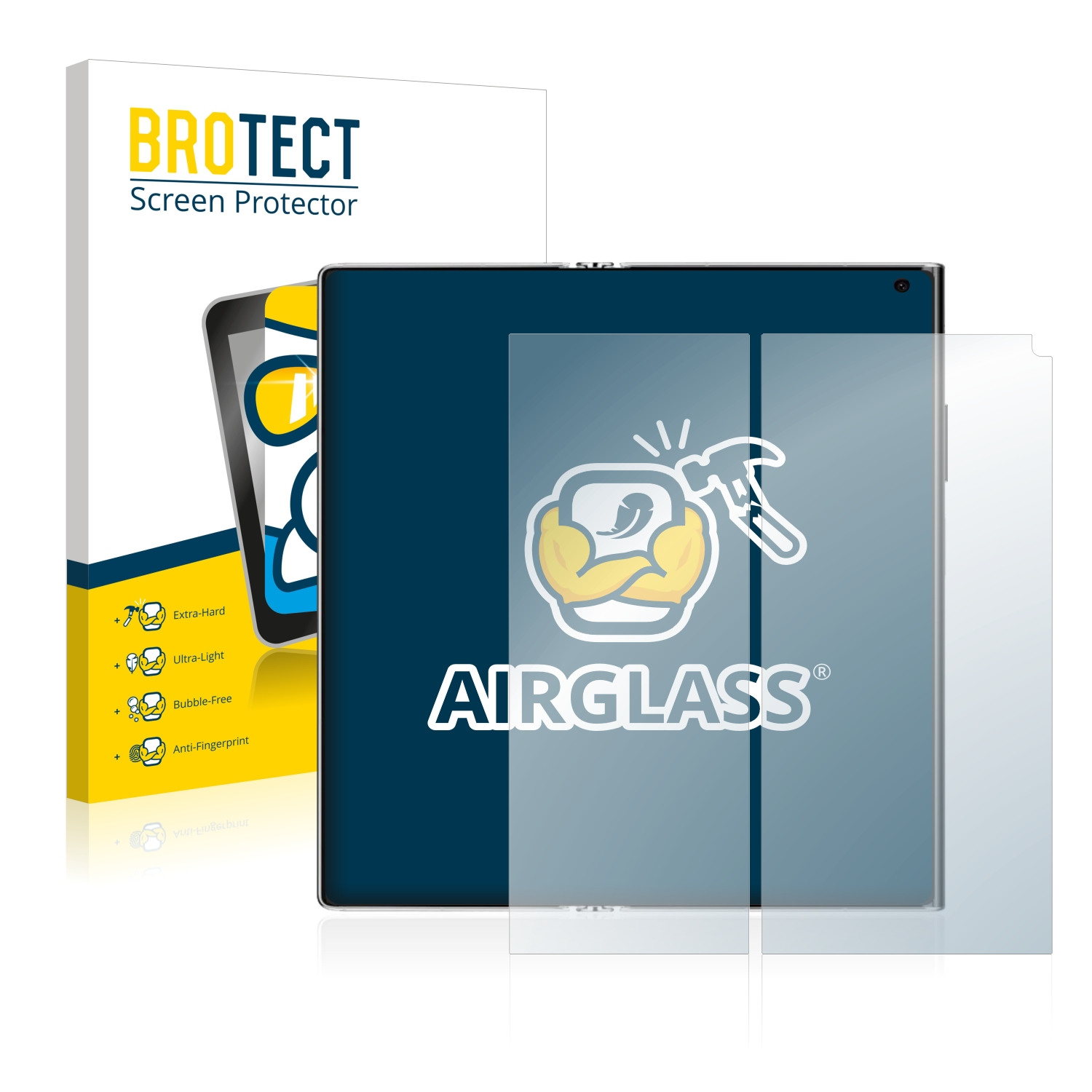 BROTECT Airglass Xs Mate klare Schutzfolie(für Huawei 2)