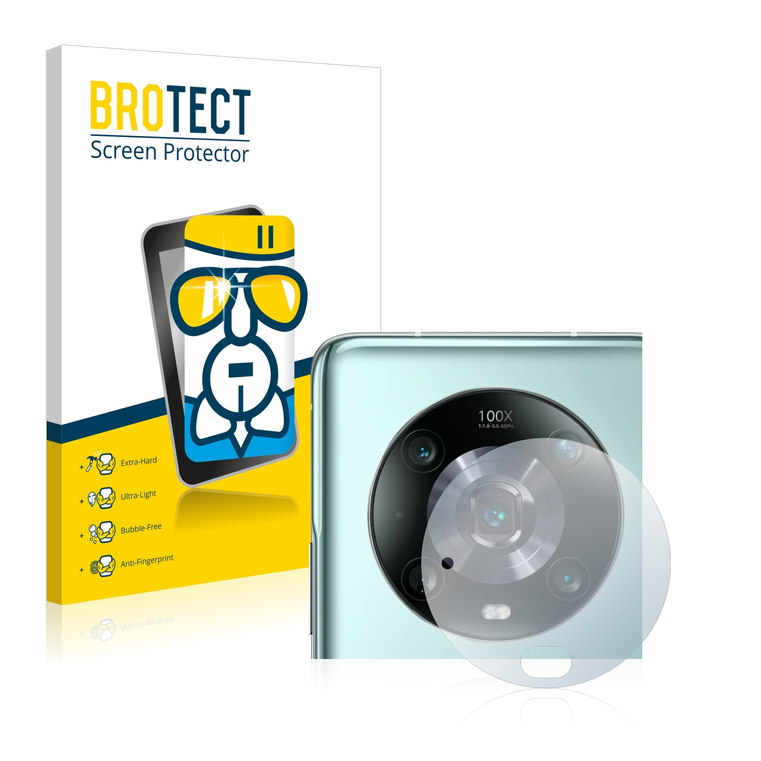 BROTECT Airglass Magic 4 klare Pro (NUR Schutzfolie(für Kamera)) Honor