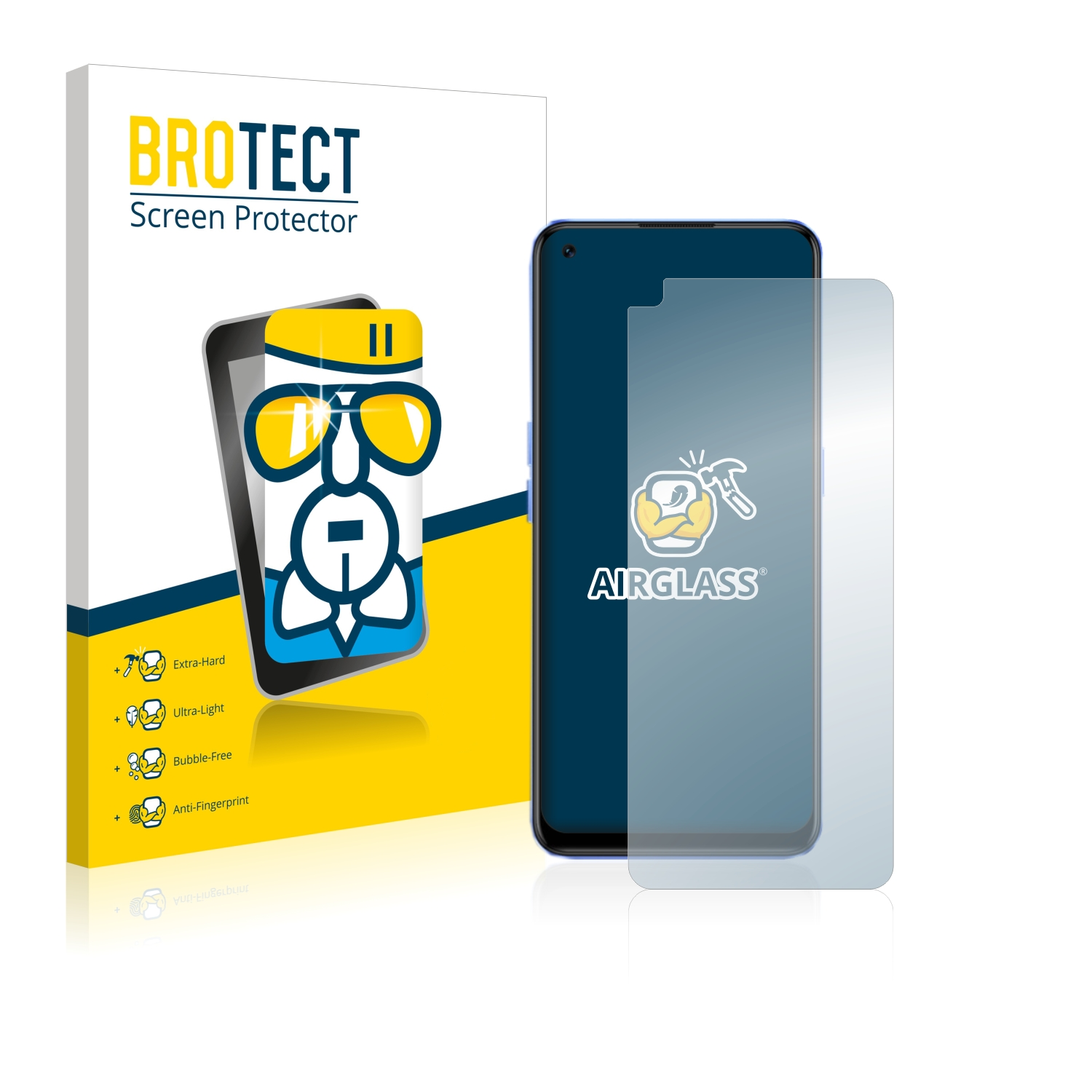 BROTECT Airglass klare Schutzfolie(für realme Narzo 5G) Pro 50