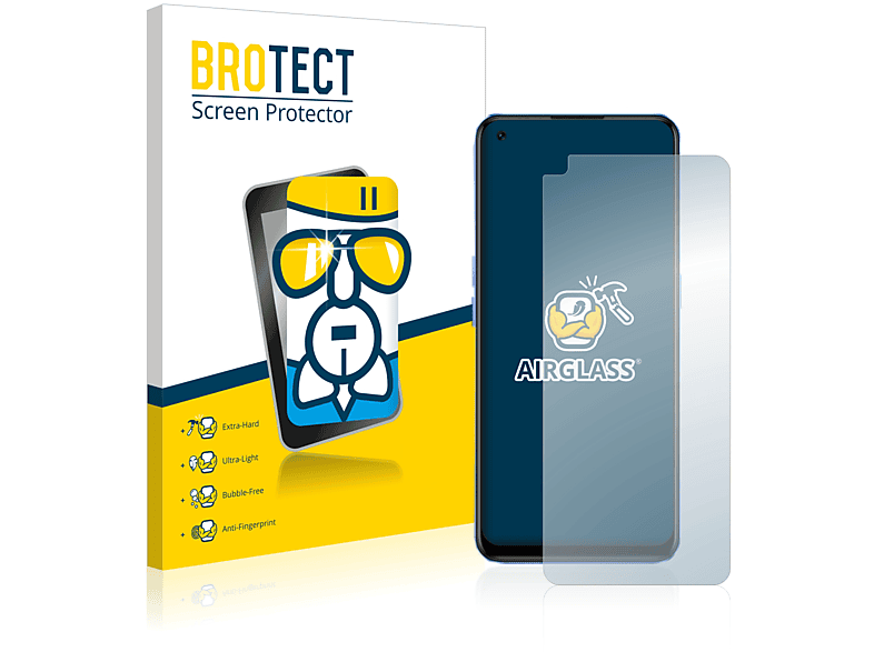BROTECT Airglass klare Schutzfolie(für realme Narzo 50 Pro 5G)