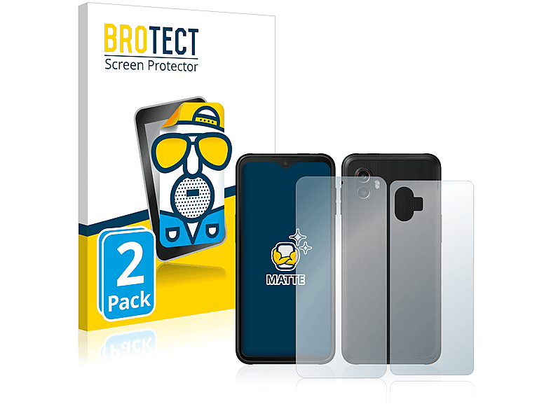 6 matte Schutzfolie(für Pro) BROTECT 2x Galaxy Xcover Samsung