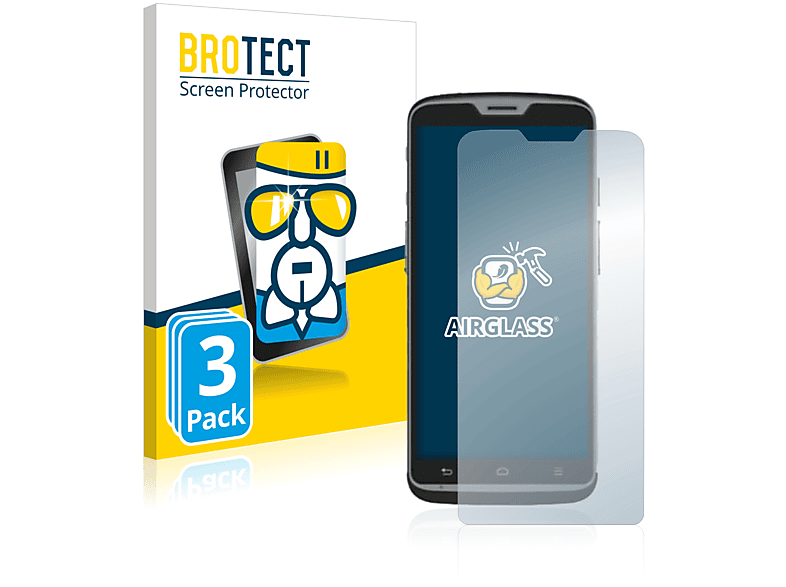 BROTECT 3x Airglass klare Schutzfolie(für M3 Mobile SL20)