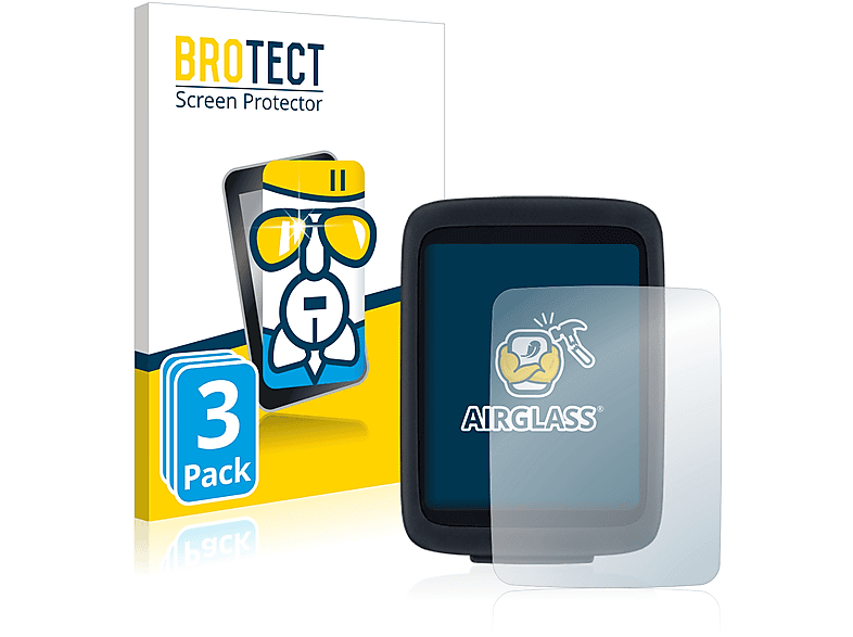 BROTECT 3x Airglass klare Schutzfolie(für Sigma BC 10.0 WL)