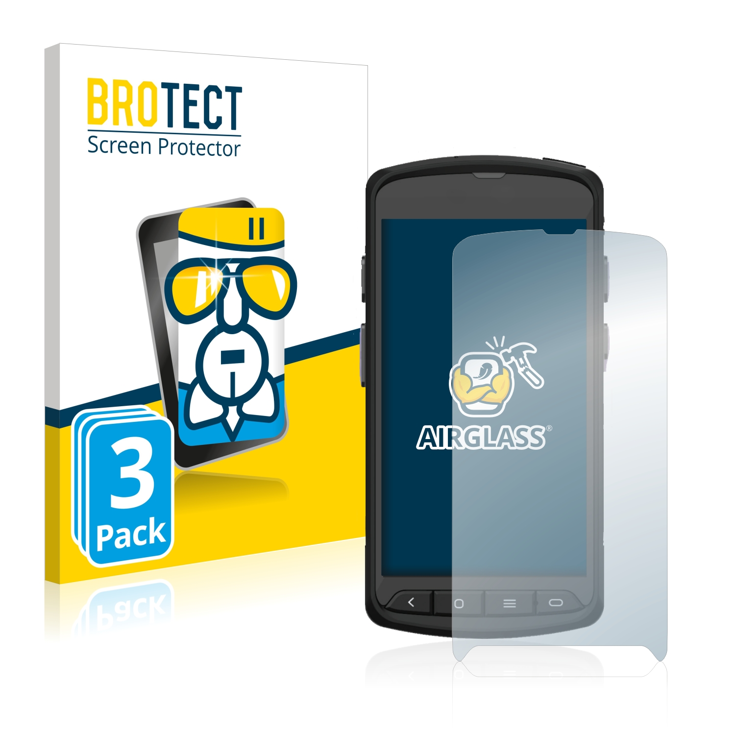 BROTECT 3x Mobile klare SM Airglass 20) Schutzfolie(für M3