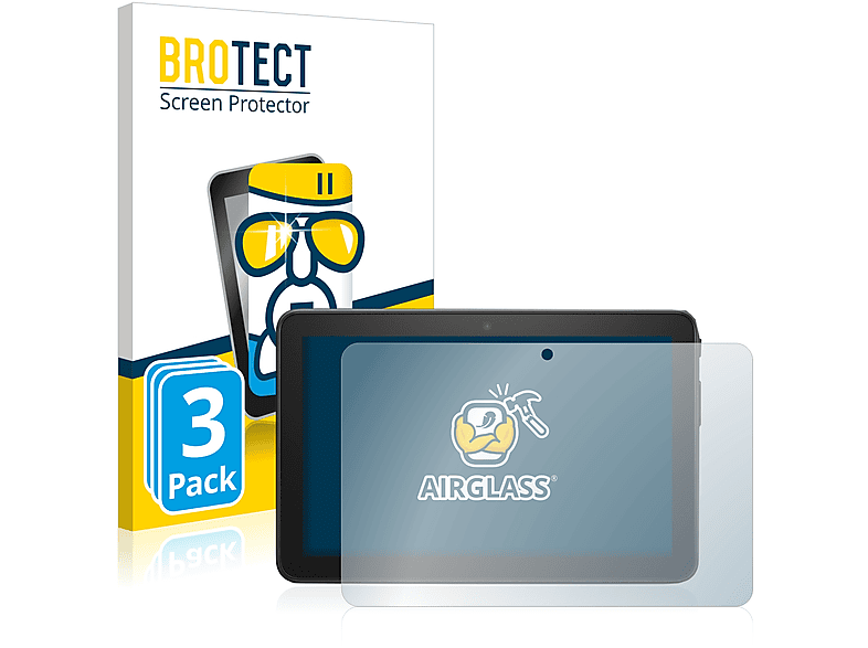 BROTECT 3x Airglass Fire klare Schutzfolie(für Amazon 7 2022)